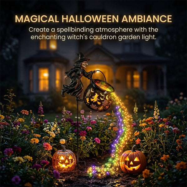 Sakerplus® Halloween Witch Cauldron Garden Light