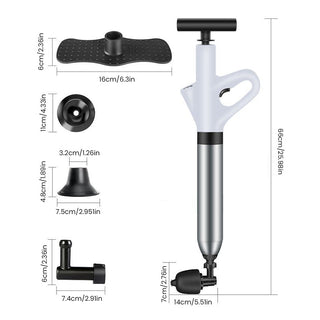 Sakerplus High Pressure Air Toilet Plunger