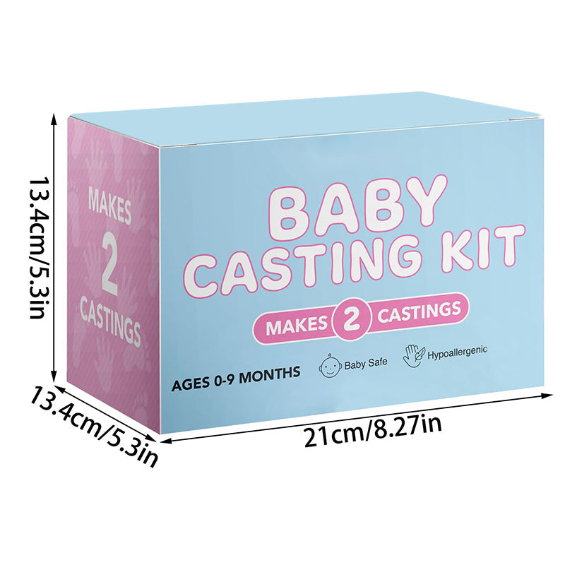 Sakerplus® Baby Footprint And Hand Casting Kit