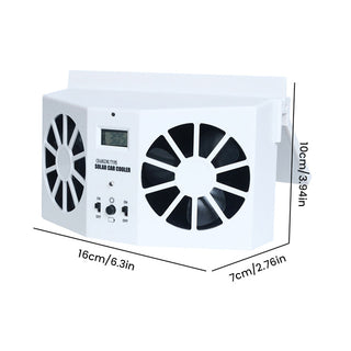 Sakerplus Car Solar Powered Window Exhaust Fan