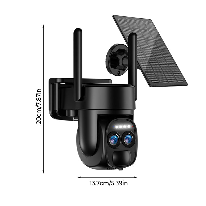 Sakerplus Solar Security Cameras Wireless Outdoor