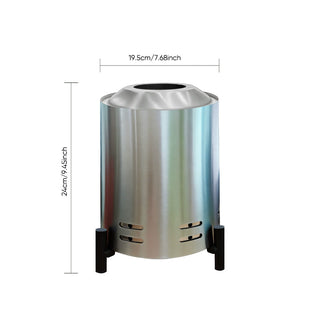 Sakerplus Tabletop Stainless Steel Fire Pit