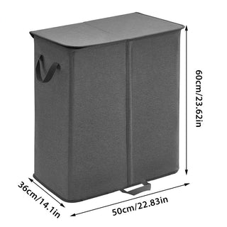 Sakerplus Double Laundry Hamper with Lid