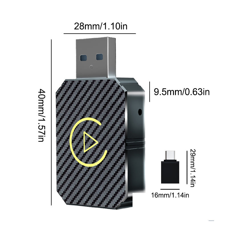 Saker Mini Wireless CarPlay Adapter