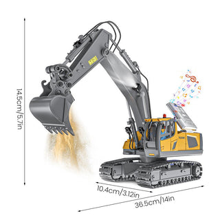 Sakerplus 9-Channel RC Metal Bulldozer