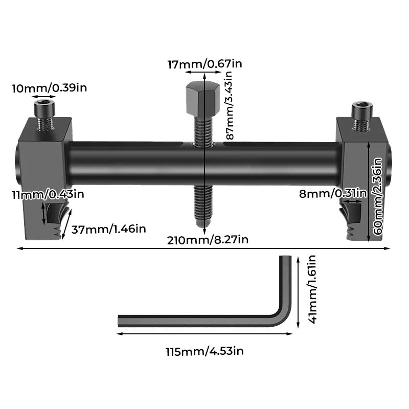 Sakerplus Pulley and Belt Tensioner Set