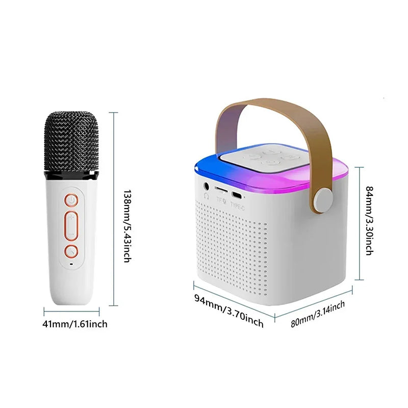 Sakerplus® Mini Portable Karaoke Speaker Set
