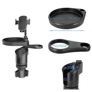 Sakerplus® Car Cup Holder Tray Organizer