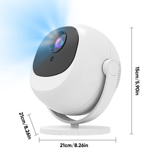 Sakerplus® 4K Mini Projector With WiFi6