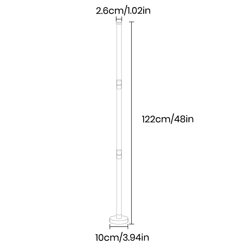 Sakerplus® RGB Corner Floor Lamp With App Control