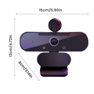 Sakerplus® Ultra HD 4K Webcam With Microphone