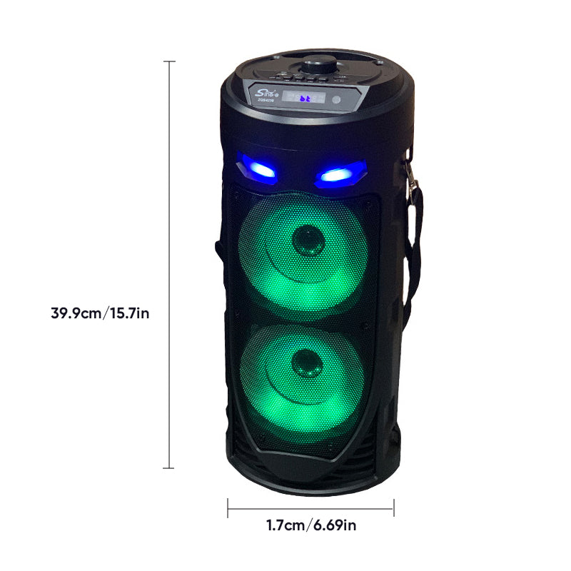 Sakerplus® Portable Bluetooth Speaker Karaoke Machine