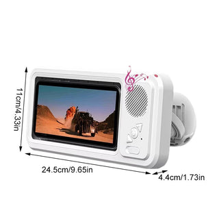 Sakerplus® Shower Phone Holder Speaker With Speaker