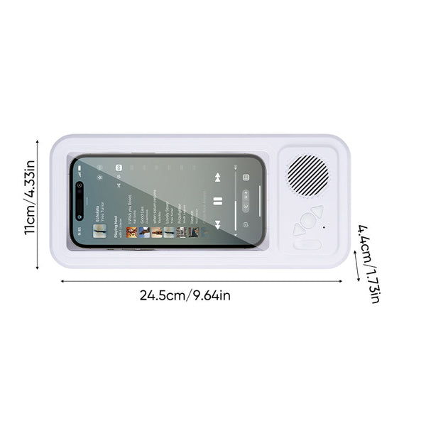 Sakerplus® Waterproof Bathroom Bluetooth Speaker Phone Case
