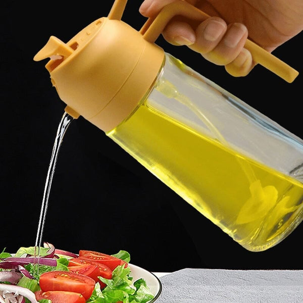Sakerplus® 2-in-1 Glass Oil Sprayer and Dispenser