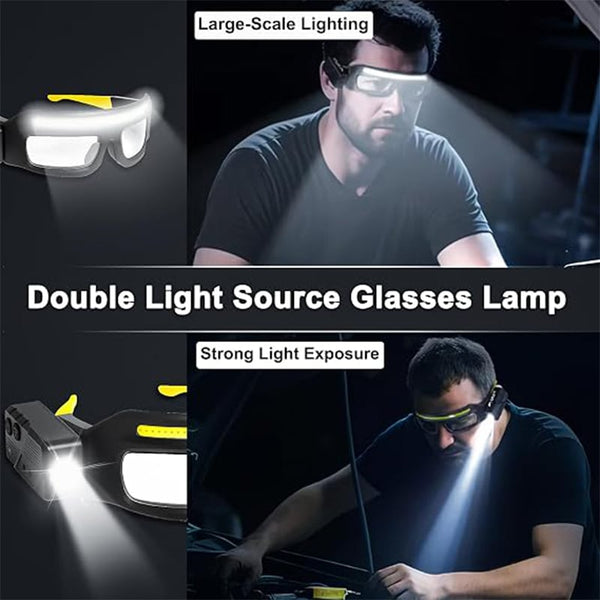 Sakerplus® Rechargeable Motion Sensor Headlight Glasses