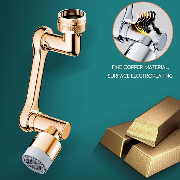 Sakerplus® 1080° Large-Angle Rotating Splash Filter Faucet