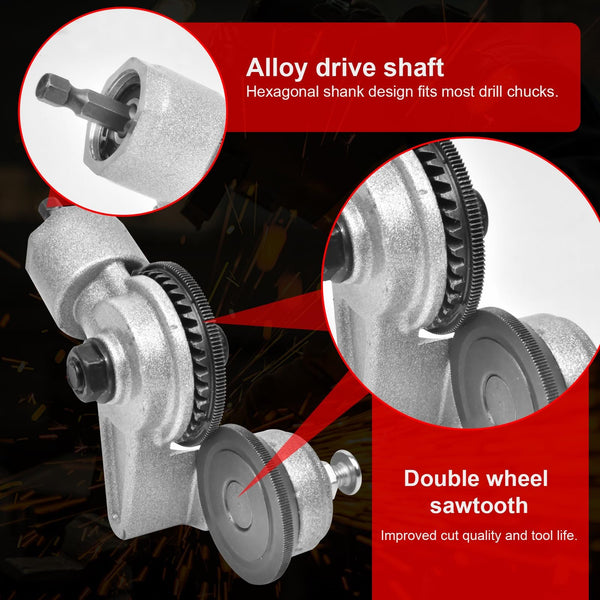 Sakerplus® Electric Drill Plate Cutter