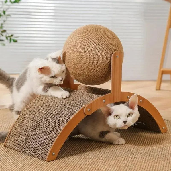 Sakerplus® Cat Scratching Ball on Stand