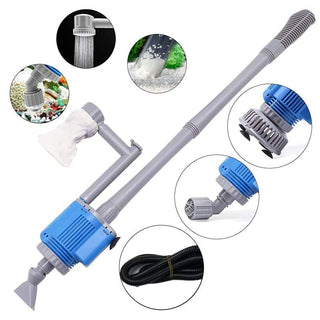 Sakerplus® Electric Aquarium Gravel Cleaner with Filter