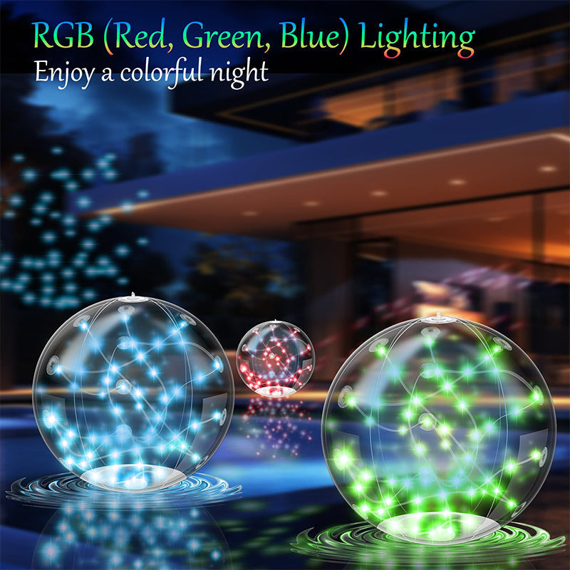 Sakerplus PVC Floating Pool Lights