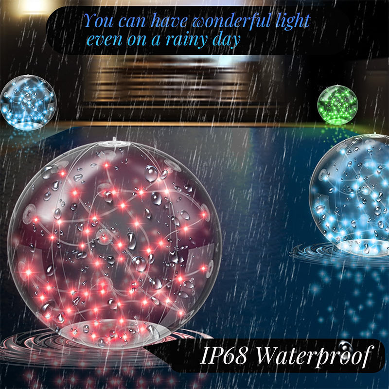 Sakerplus PVC Floating Pool Lights