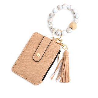 Sakerplus® Wristlet Keychain Bracelet Wallet