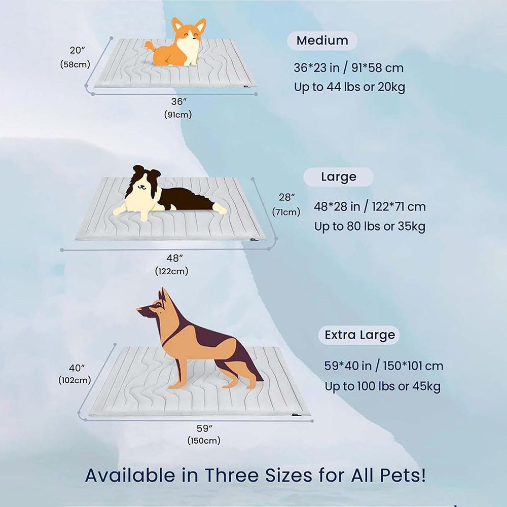 Sakerplus Reversible Cooling Mat for Pets