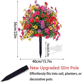 Sakerplus® Artificial Faux Flowers Garden Decoration