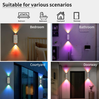 Sakerplus® Magnetic Rechargeable Color-Changing Sconce