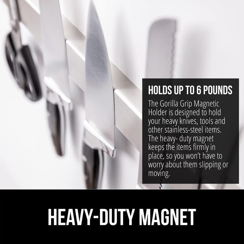 Sakerplus Magnetic Stainless Steel Knife Holder