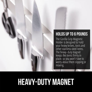Sakerplus Magnetic Stainless Steel Knife Holder