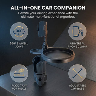 Sakerplus® Car Cup Holder Tray Organizer