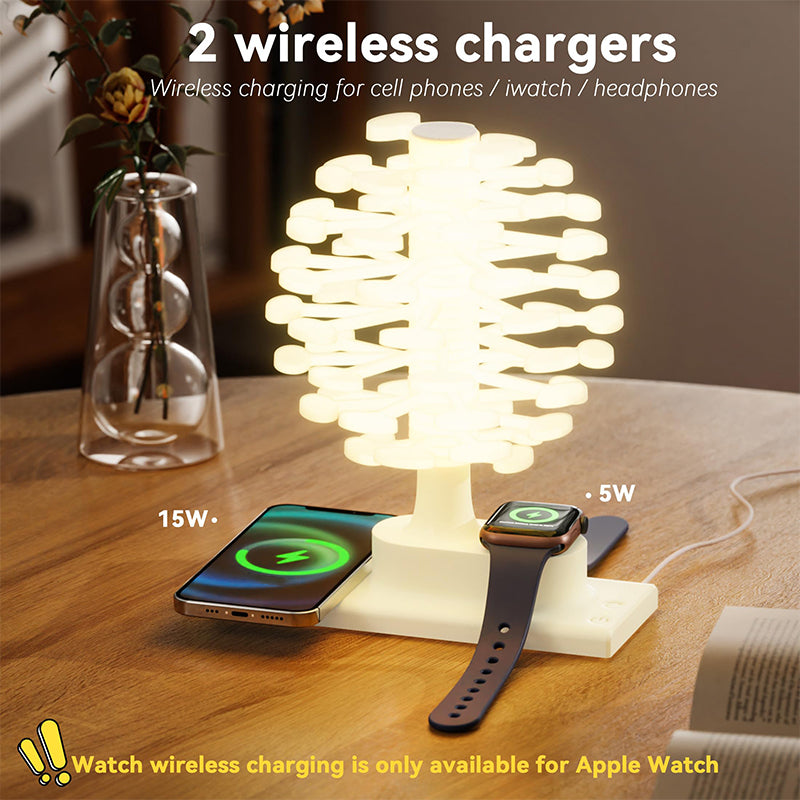 Sakerplus® Spiral Tree Lamp With Wireless Charging