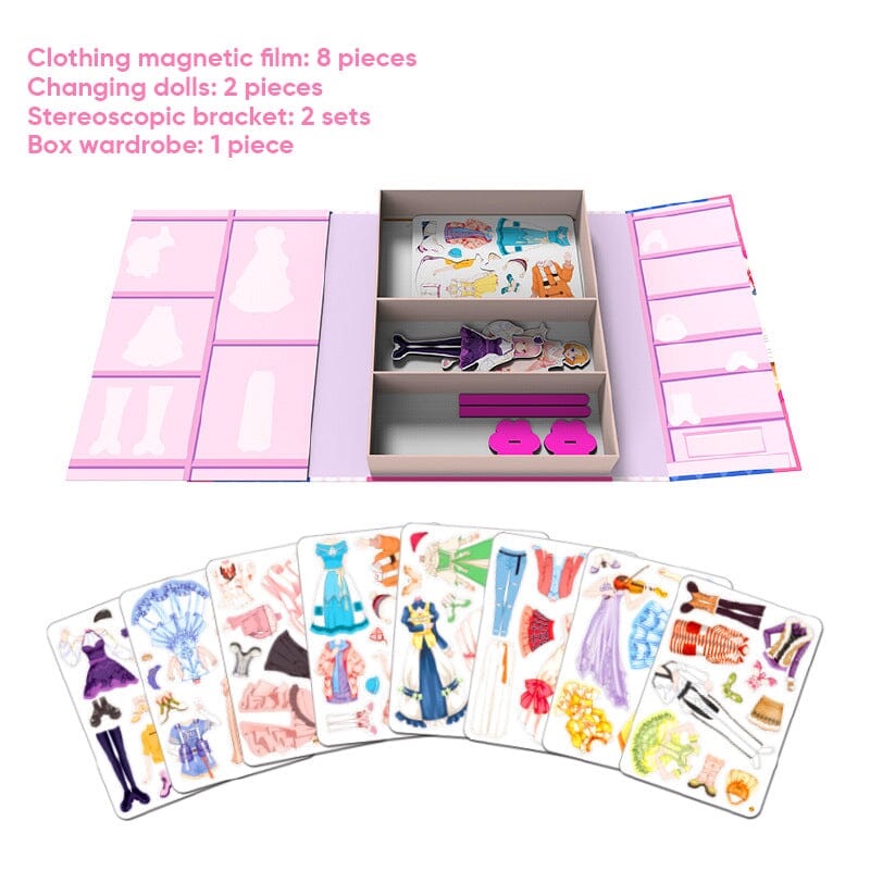 Sank Magnetic Princess Dress Up Paper Doll