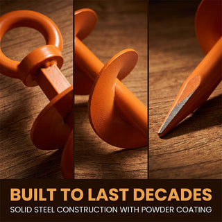 Sakerplus® Ground Anchor Screw In Spiral Anchors