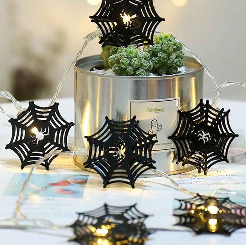 Saker Halloween Spider Web String Light