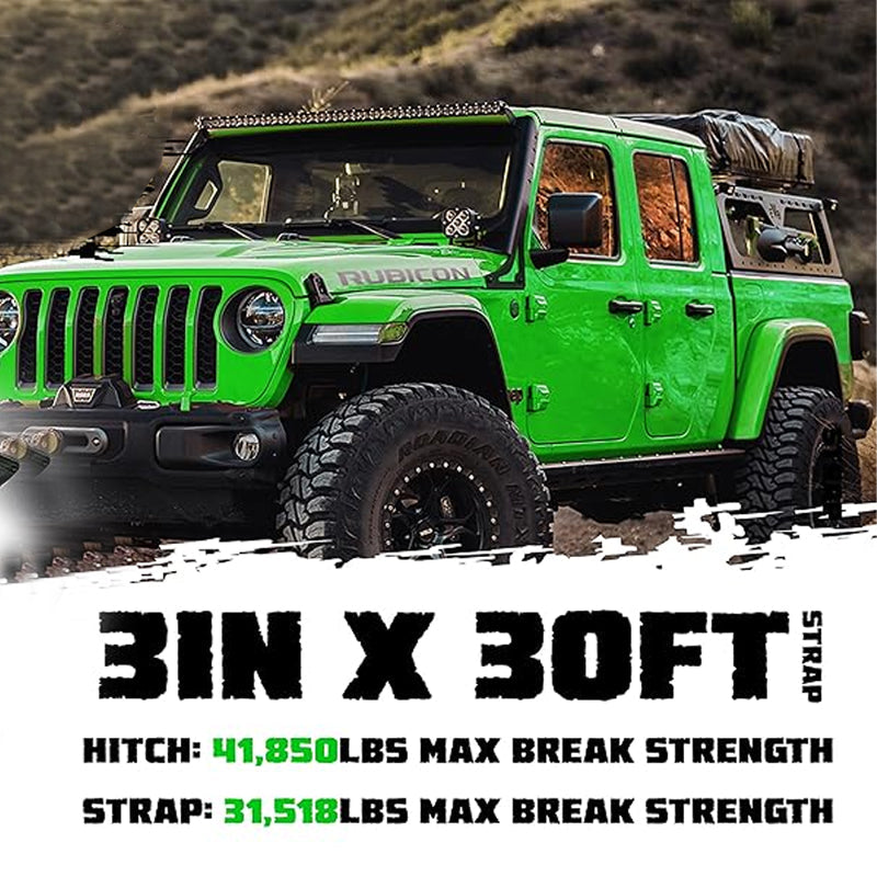 Sakerplus Heavy Duty Recovery Tow Strap