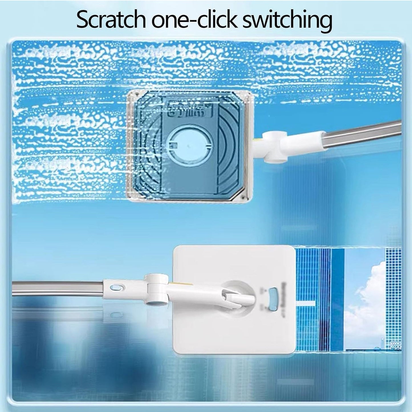 SAKER 2 In 1 Scratching Windowcleaning Kit