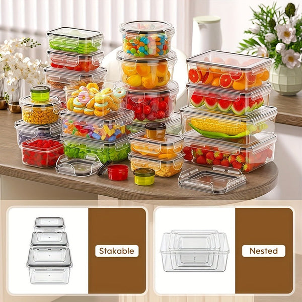 Sakerplus®  25-Piece Airtight Food Storage Container Set