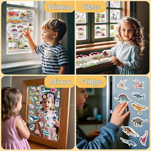 Sakerplus® Reusable Sticker Books For Toddlers