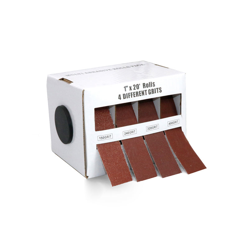Sakerplus Assorted Grit Sandpaper Roll Set