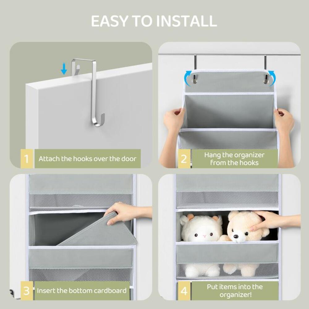 Sakerplus Over Door Hanging Storage Organizer