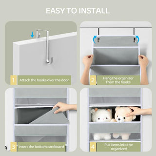 Sakerplus Over Door Hanging Storage Organizer
