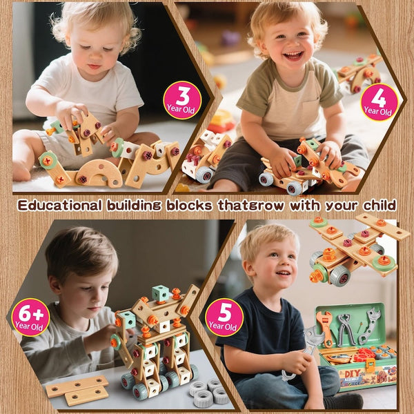 Sakerplus® Kids STEM Tool Set With Drill