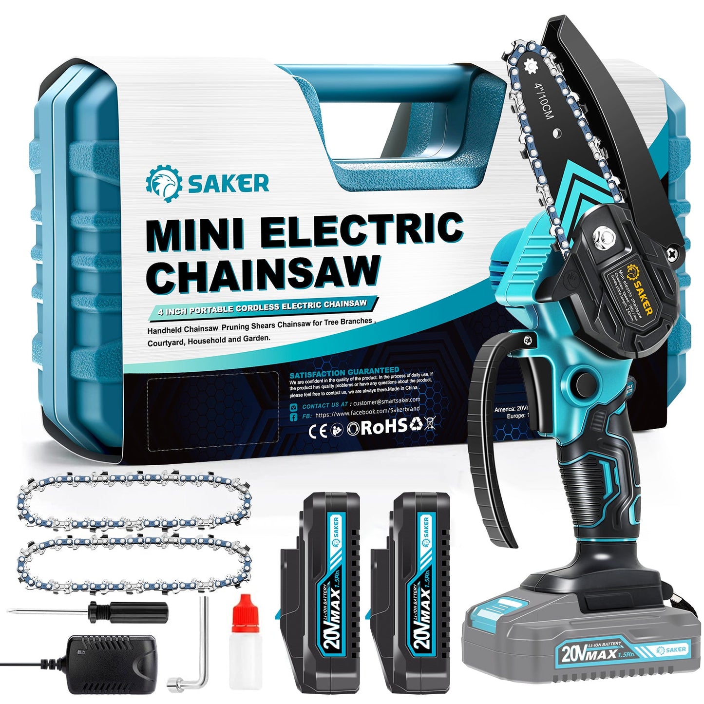 Saker® Mini Electric Chainsaw