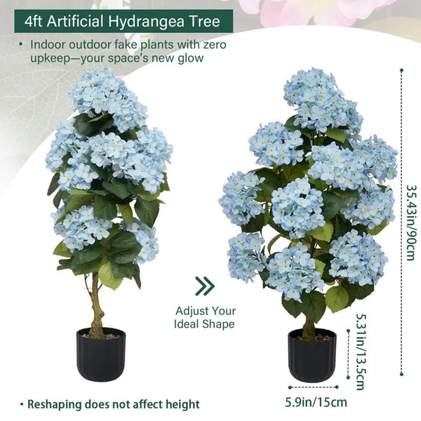 Sakerplus® Artificial Hydrangea Flower Tree