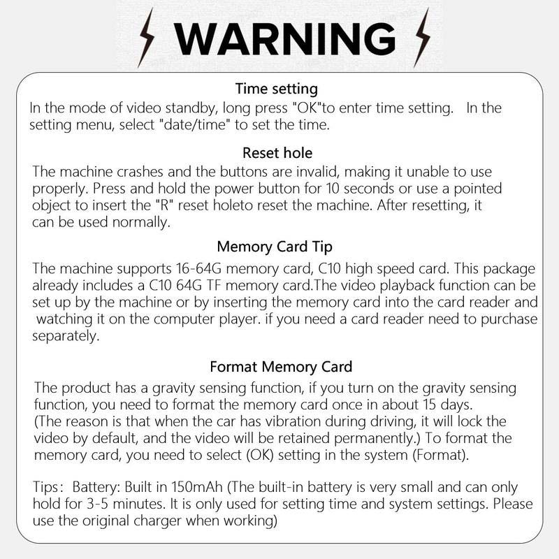 Sakerplus 4 Channel FHD Dash Cam