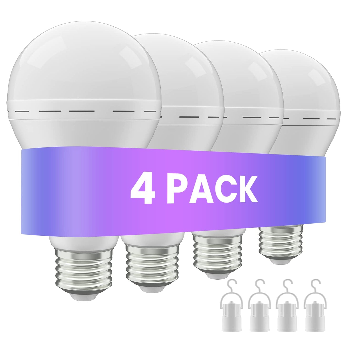 Sakerplus Emergency Rechargeable LED Light Bulbs