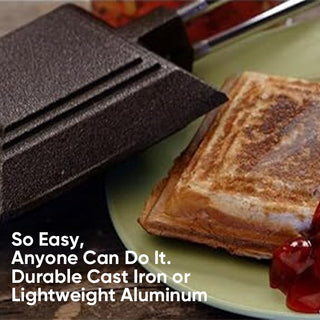 Sakerplus Double Sided Sandwich Baking Pan